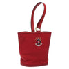 Secondhand Celine Handbag Red Canvas Bags