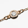 Secondhand Tiffany & Co. Elsa Peretti Diamonds by the Yard 3 Stone Bracelet 18K Rose Gold with Diamonds