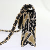 Chanel Flap Card Holder on Chain Quilted Printed Canvas