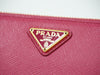 Secondhand Prada Zip Around Tab Wallet Saffiano