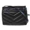 Saint Laurent LouLou Tablet Holder Flap Bag Matelasse Chevron Leather