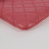 Chanel O Case Clutch Quilted Lambskin