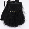 Secondhand Prada Fringe Wicker Tote Woven Straw