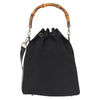 Secondhand Gucci Vintage Bamboo Bucket Bag Nylon and