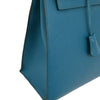 Secondhand Hermes Kelly Handbag Blue Epsom with Gold Hardware