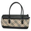 Secondhand Burberry Nova Check Handbag Nova Check Canvas and