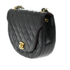Secondhand Chanel Vintage Half Moon Flap Bag Quilted