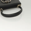 Secondhand Salvatore Ferragamo Double Gancini Top Handle Bag Saffiano