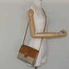 Secondhand Christian Dior Vintage Honeycomb Flap Crossbody Bag Canvas and