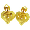 Secondhand Chanel Vintage CC Heart Clip-On Earrings