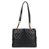 Chanel Vintage Shopping Tote Quilted Lambskin