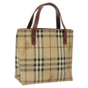 Secondhand Burberry Top Handle Tote Haymarket