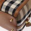 Burberry Alchester Convertible Satchel House Check Canvas