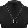 Secondhand Tiffany & Co. Elsa Peretti Open Heart Pendant Necklace Sterling