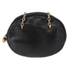 Christian Dior Vintage CD Chain Shoulder Bag Leather