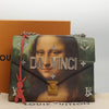Secondhand Louis Vuitton Chain Shoulder Bag Limited Edition Jeff Koons Da Vinci Print