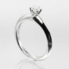 Secondhand Tiffany & Co. Tiffany Setting Solitaire Ring Platinum with RBC Diamond F/VVS1