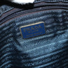Secondhand Prada Metal Handles Tote Tessuto