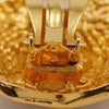 Secondhand Chanel Vintage Round CC Clip-On Earrings