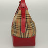 Secondhand Burberry Nova Check Handbag Nova Check Canvas and