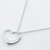 Secondhand Tiffany & Co. Elsa Peretti Open Heart Pendant Necklace Sterling