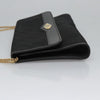 Christian Dior Vintage Chain Flap Shoulder Bag Diorissimo Canvas
