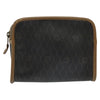 Secondhand Christian Dior Vintage Honeycomb Zip Pouch Canvas and