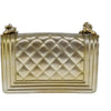 Chanel Boy Flap Bag Quilted Patent