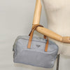 Secondhand Prada Duffle Bag Gray Nylon Bags