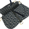 Secondhand Christian Dior Vintage Double Saddle Bag Diorissimo