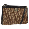 Christian Dior Vintage Trotter Shoulder Bag Canvas