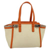 Secondhand Salvatore Ferragamo Gancini Tote Canvas and