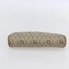 Christian Dior Vintage Honeycomb Zip Pouch Canvas and Leather