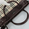 Burberry Top Handle Tote Nova Check Canvas