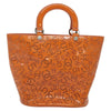 Secondhand Chanel CC No.5 Shopping Tote Perforated Patent