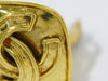 Secondhand Chanel Vintage CC Diamond Shape Clips-On Earrings Gold-Plated