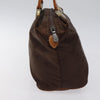 Secondhand MCM Visetos Handbag Brown Nylon Bags