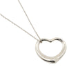 Secondhand Tiffany & Co. Elsa Peretti Open Heart Pendant Necklace Sterling