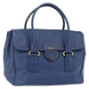 Secondhand Prada Vintage Handbag Blue Leather Bags