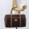 Celine Vintage Macadam Boston bag Canvas