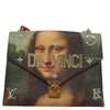 Secondhand Louis Vuitton Chain Shoulder Bag Limited Edition Jeff Koons Da Vinci Print