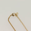 Secondhand Christian Dior CD Pendant Necklace Gold-plated
