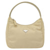 Secondhand Prada Hobo Tessuto Beige Nylon Bags