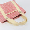 Secondhand Bvlgari Logomania Handbag Pink Canvas Bags