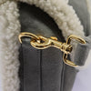 Christian Dior Bobby Flap Bag Shearling and Suede