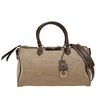 Prada Logo Convertible Boston Bag Canvas