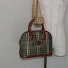 Secondhand Burberry Nova Handbag Check Pattern