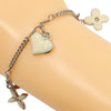 Secondhand Louis Vuitton Sweet Monogram Charm Bracelet Metal with