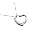 Secondhand Tiffany & Co. Elsa Peretti Open Heart Pendant Necklace Sterling