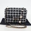 Secondhand Chanel Square Classic Single Flap Bag Quilted Tweed